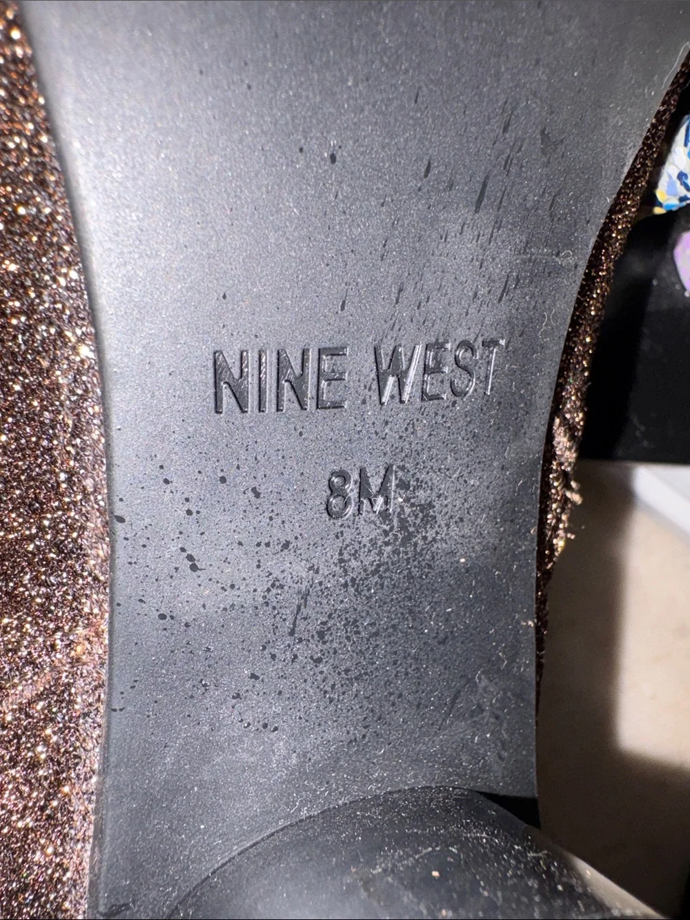 Women's Glitter Ankle Boots 8M
